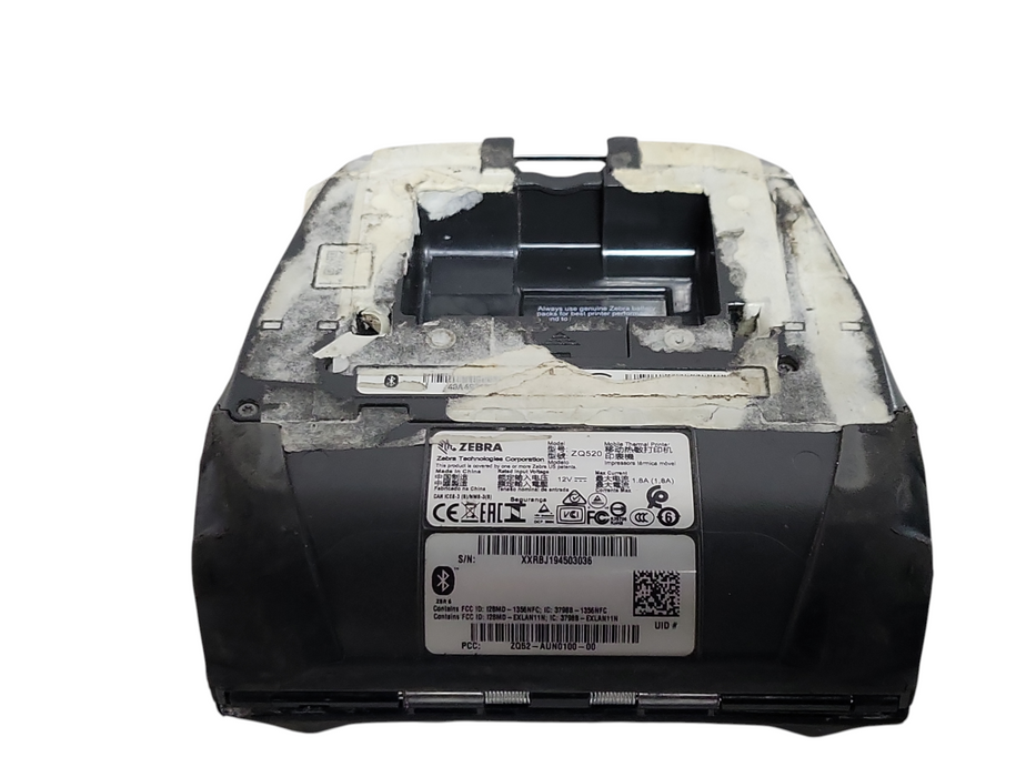 Zebra ZQ520 Mobile Printer ZQ52-AUN0100-00, No battery, For Parts *Read*