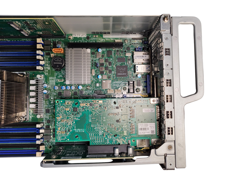 Supermicro X11DPT-B-G7-NI22 w/ Mellanox ConnectX-4 CX414A No CPU/RAM/HDD READ