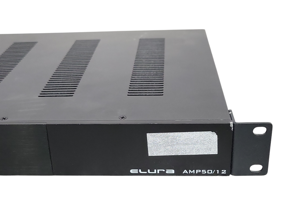Elura AMP50/12 12-Channel 50-Watt Multi-Zone 1U Power Amplifier, Read