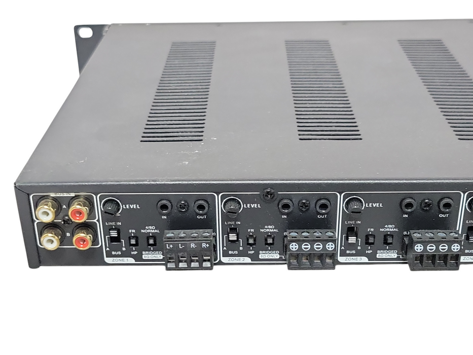 Elura AMP50/12 12-Channel 50-Watt Multi-Zone 1U Power Amplifier, Read