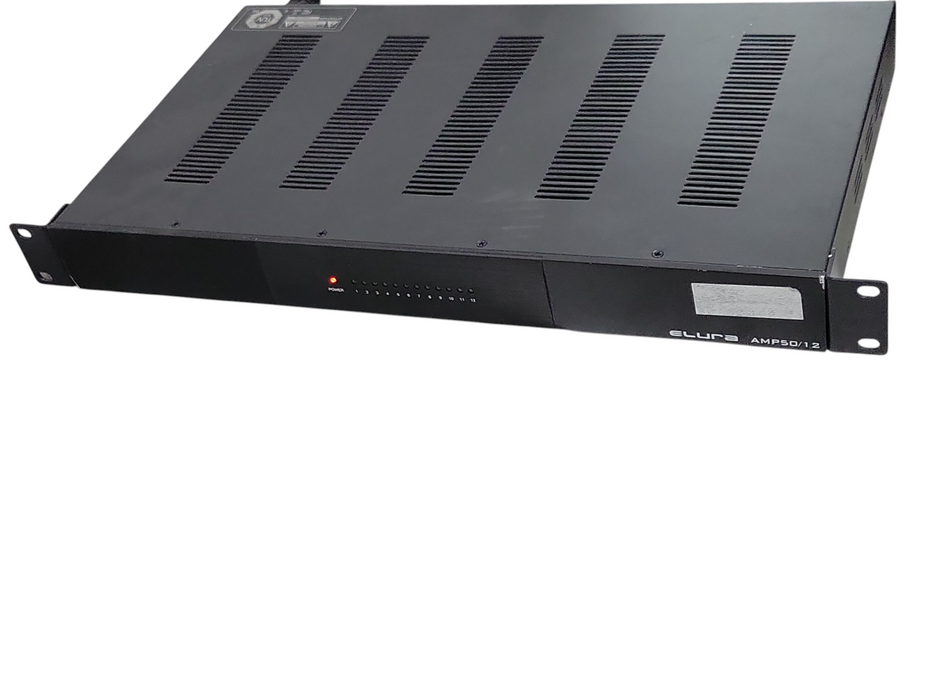 Elura AMP50/12 12-Channel 50-Watt Multi-Zone 1U Power Amplifier, Read