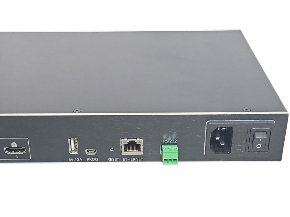 Kramer 4K 4x4 Video Matrix Switcher VS-44H2, READ