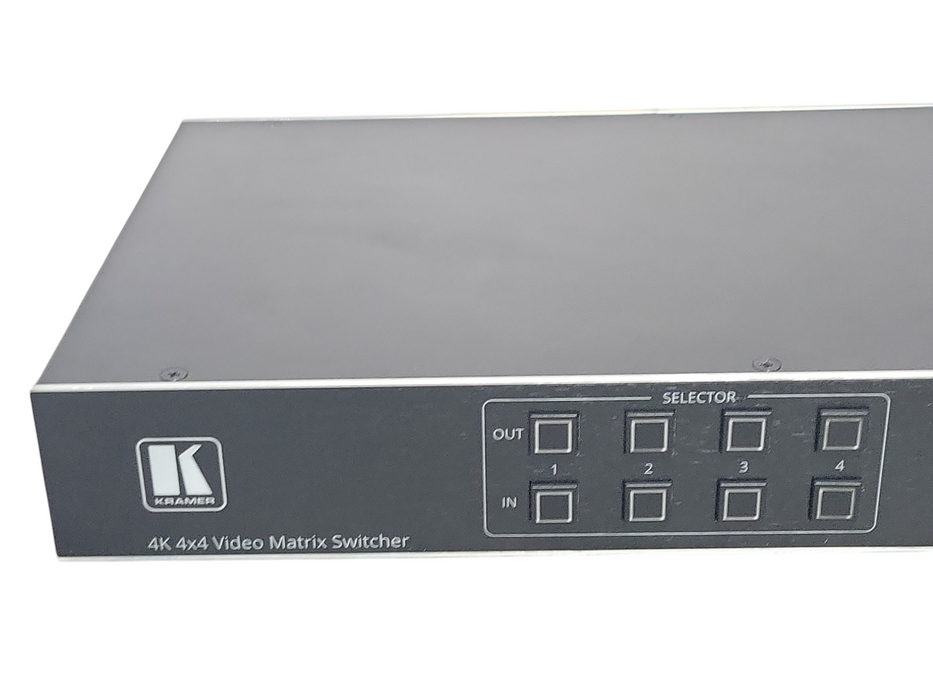 Kramer 4K 4x4 Video Matrix Switcher VS-44H2, READ