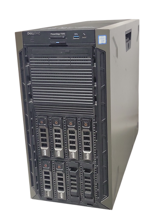 Dell PE T340 Xeon E-2126g 3.30GHz, 32GB DDR4, PERC H330, 6x 4TB SAS, 2x PSU _