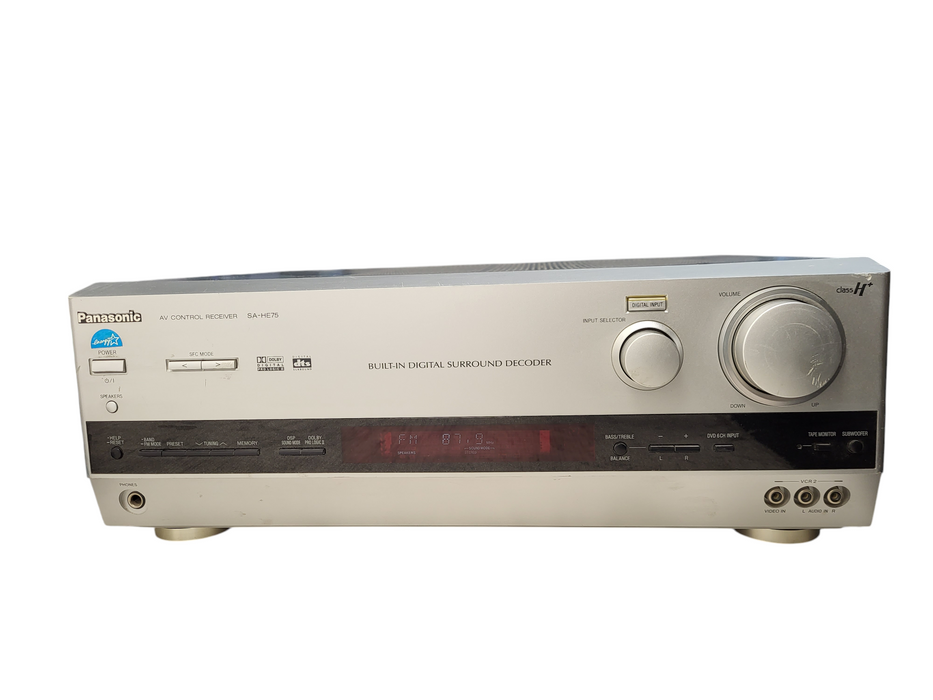 Panasonic SA-HE75 Home Theater Receiver 320W Built-In Digital Surround Decoder