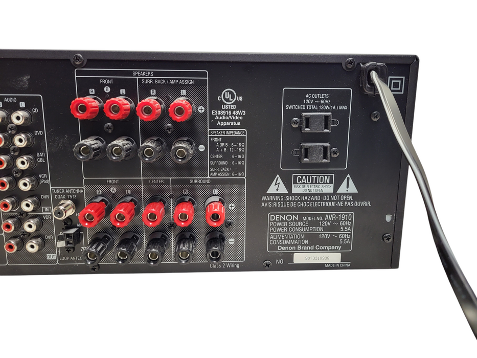 Denon AVR-1910 AV 7.1 Ch Digital Surround Sound HDMI Receiver