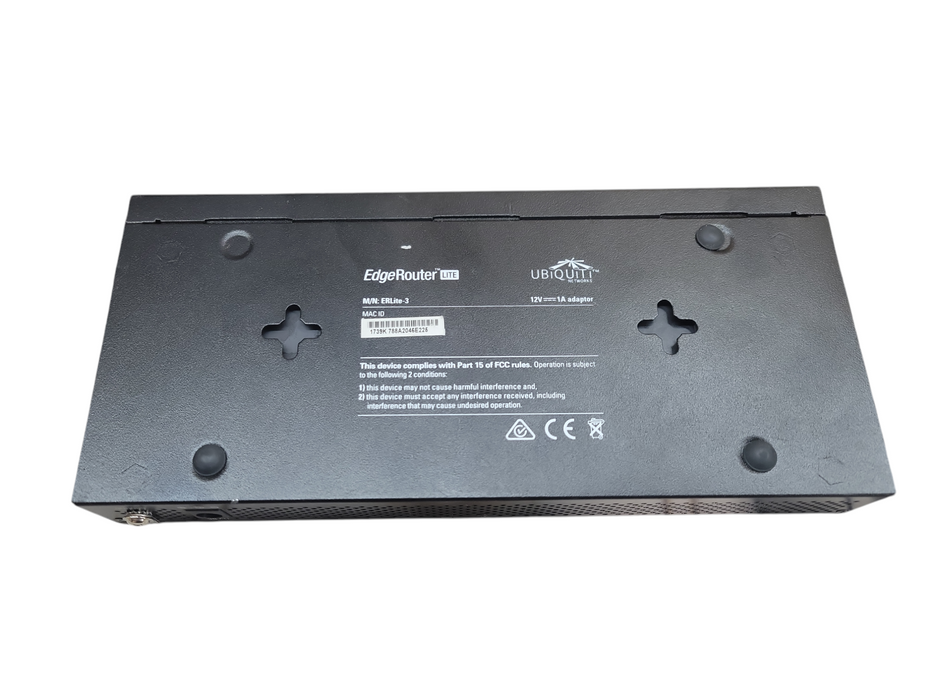 Ubiquiti ERLite-3 EdgeRouter Lite3-Port Gigabit Fanless Router