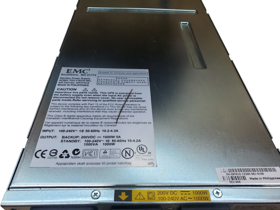 EMC Dell 3Y726 118031985 1000VA Replacement Standby Emergency Backup (READ)