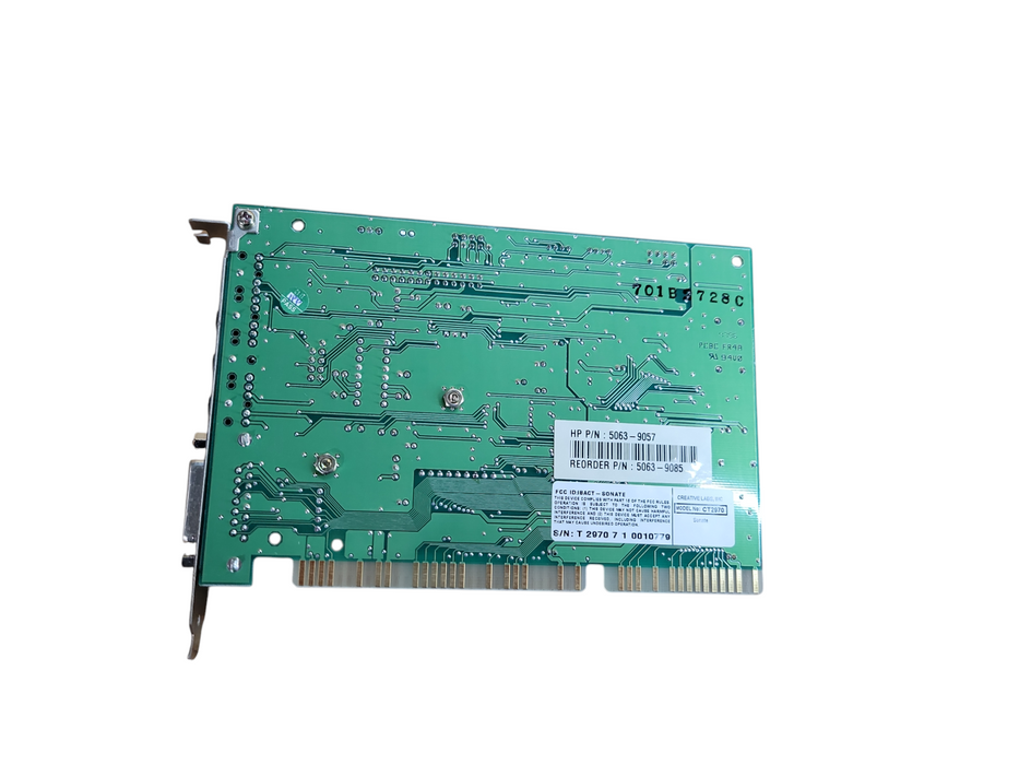CREATIVE LABS CT2970 HP 5063-9057 SOUND BLASTER 16 ISA SOUND CARD