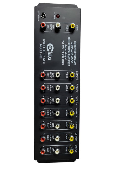 Cable electronics 700 HighPerformance Audio Video Distribution amplifier READ _