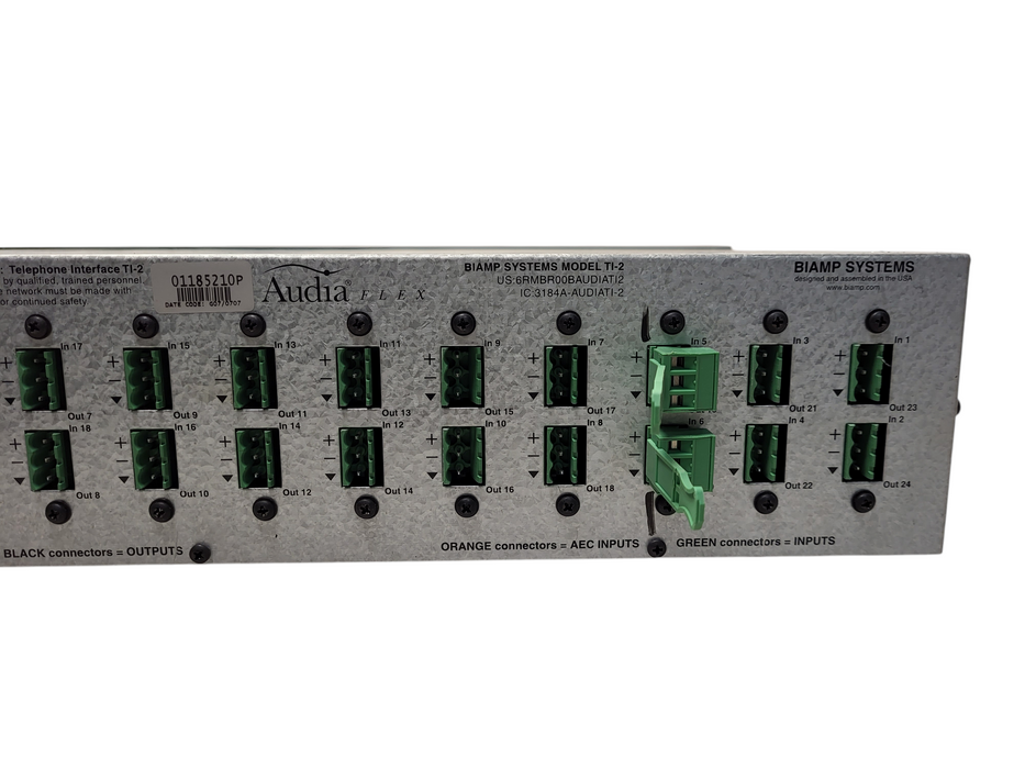 Biamp Systems Audia Flex TI-2 Digital Audio Processor
