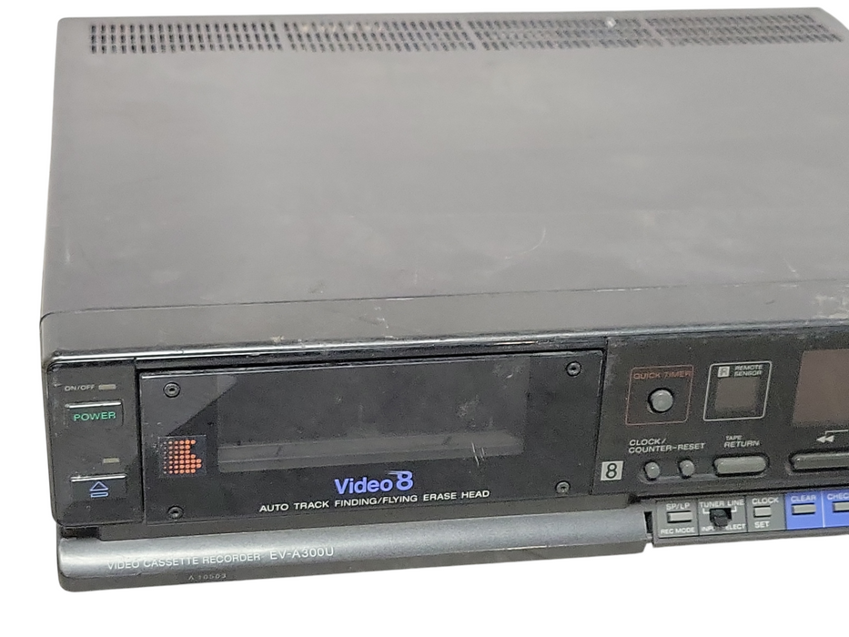 Sony Video 8 Cassette Recorder EV-A300U Powers On, READ