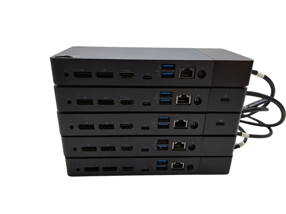 Lot of 5x Dell K20A001 USB-C HDMI DisplayPort Docking Station