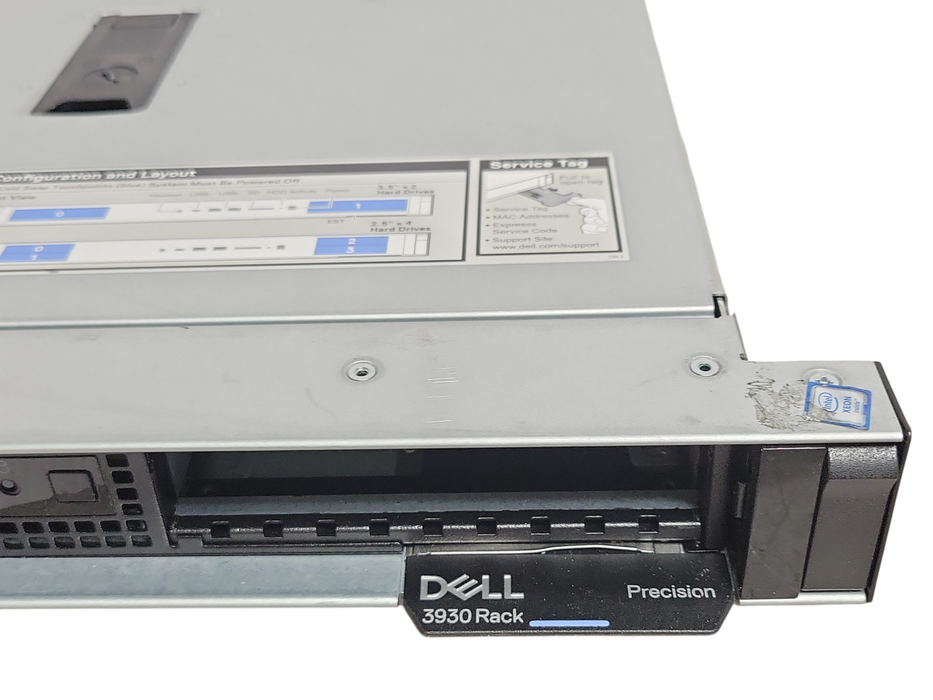 Dell Precision 3930 Rack XEON E-2286G 4.0GHZ CPU, No RAM, No PSU, No HDD, READ