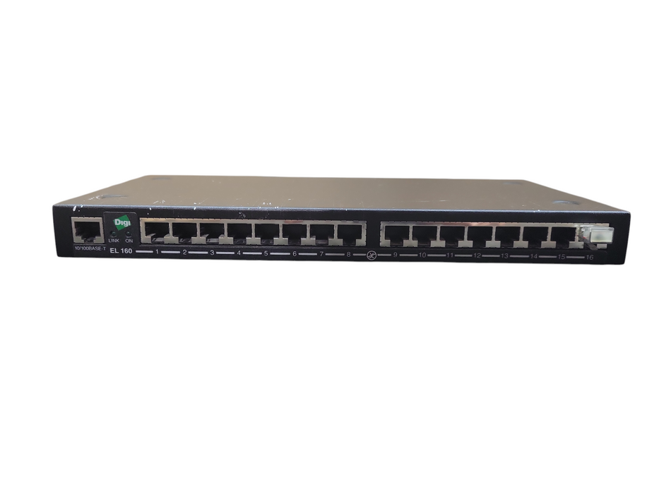 Digi Etherlite 160 EL-160 16 Port RJ-45 10/100 50000986-01