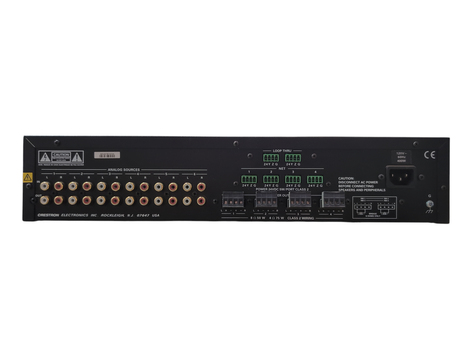Creston C2N-AMP-4X100 4 Room Audio System