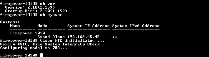 Cisco Firepower 1000 Series FPR-1010 Network Security Firewall, No PWR