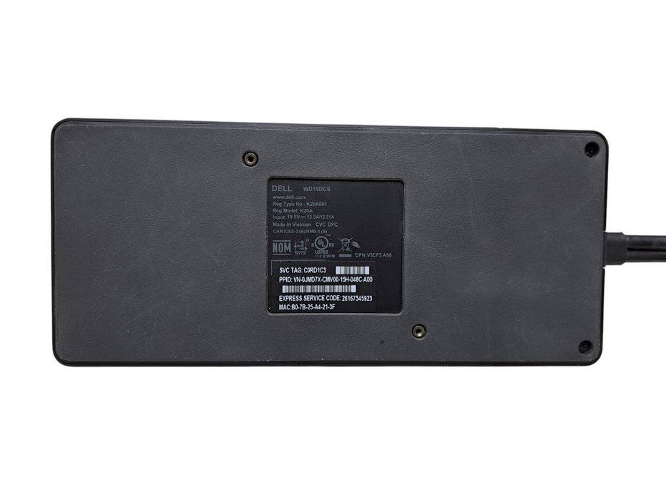 Dell WD19DCS Performance Docking Station Dual USB-C (Dock ONLY)