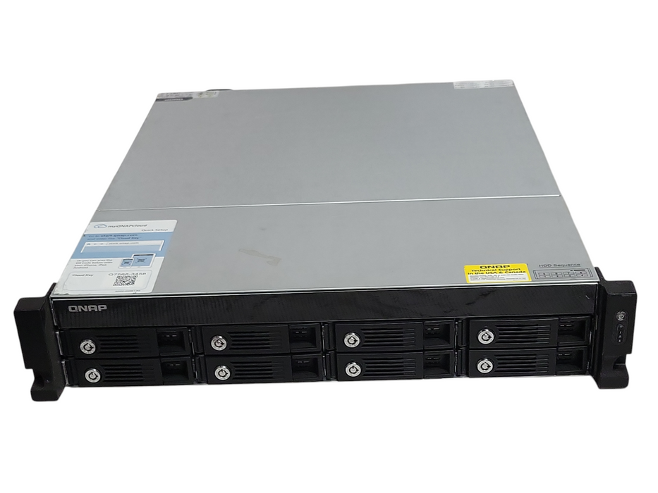 QNAP TS-853U-RP, Celeron J1900 2.0GHz 4GB RAM, 7x 3TB HDDs, 2x PSU