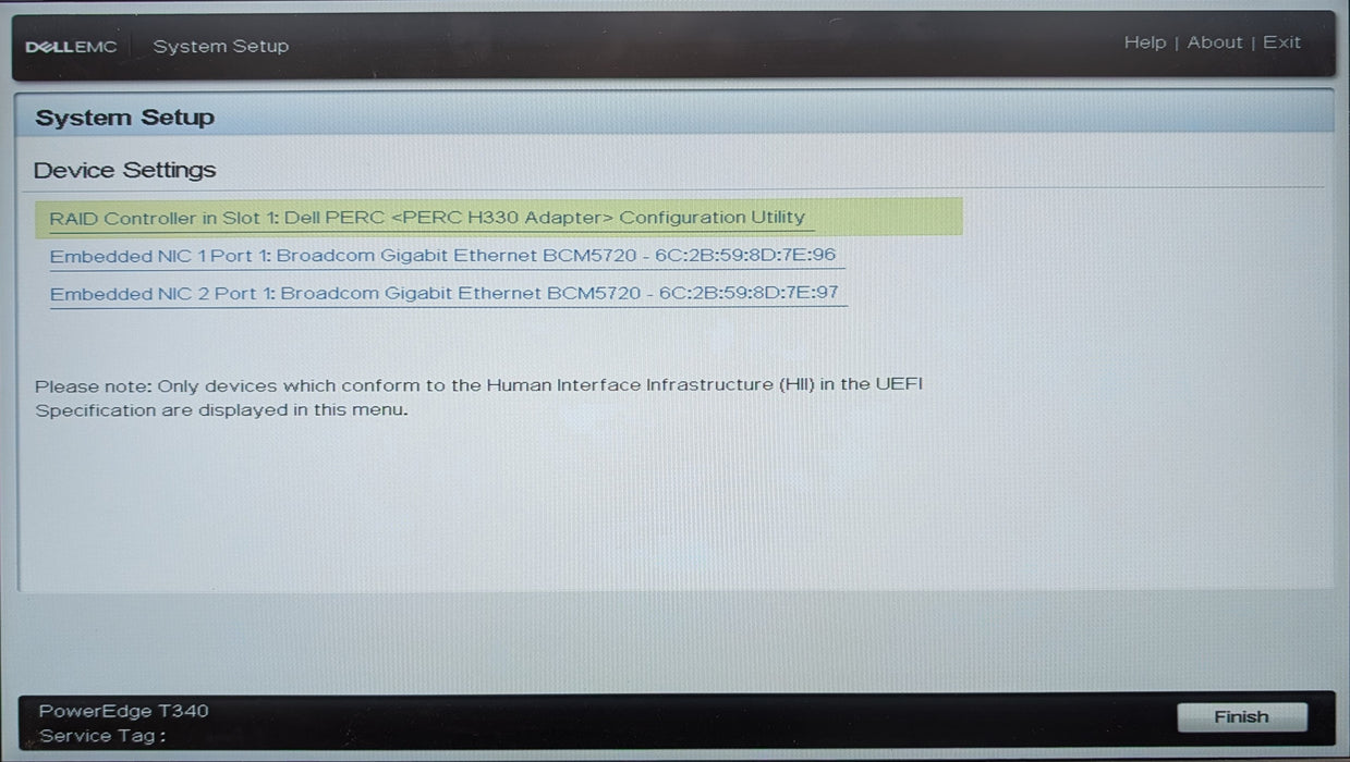 Dell PE T340, Xeon E-2124 3.30GHz, 16GB DDR4, PERC H330, NO HDD, 2x 495W PSU