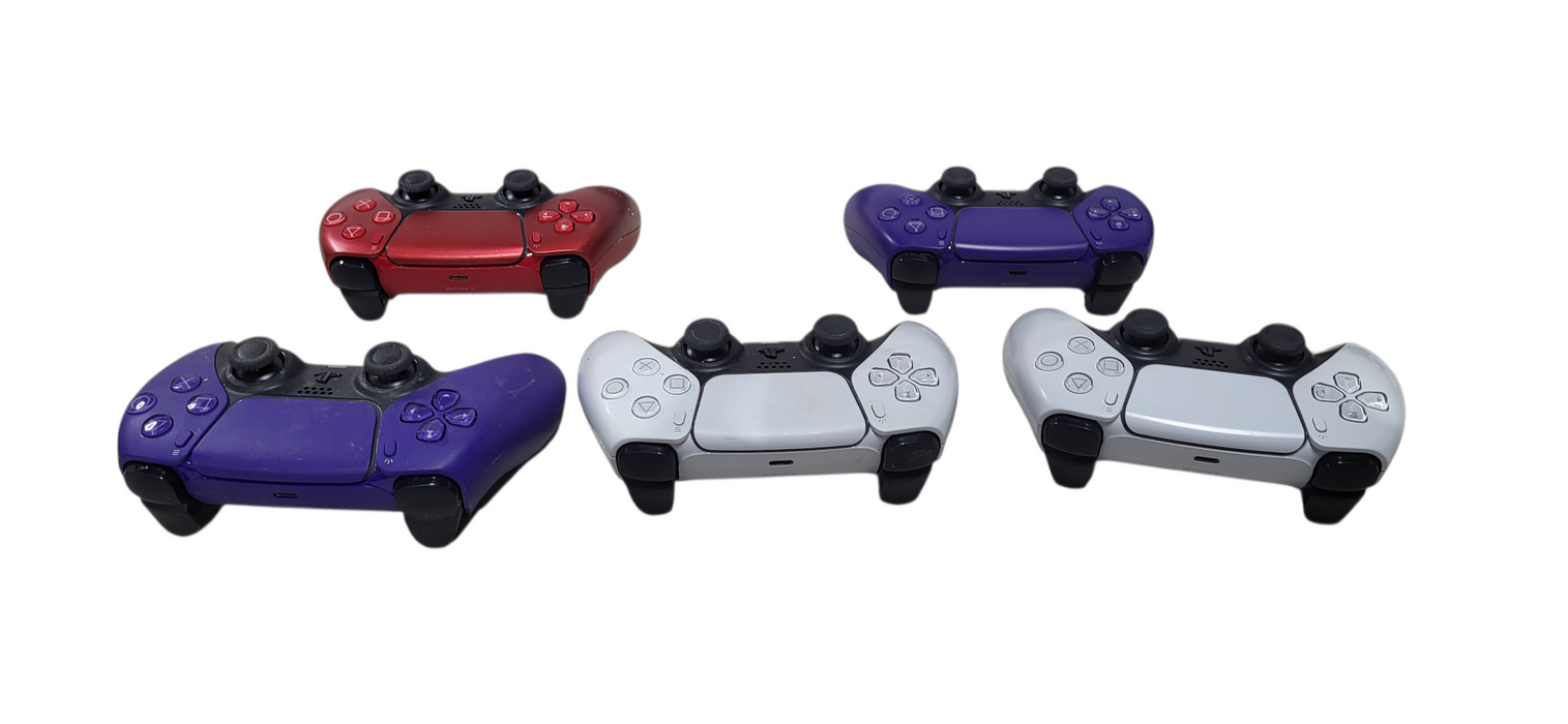 lot of 5x Sony PlayStation 5 PS5 DualSense Wireless Controllers CFI-ZCT1W | READ