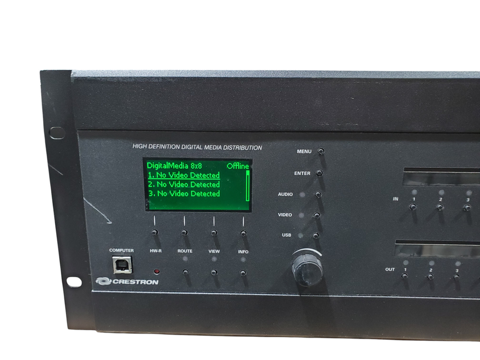 Crestron DM-MD8X8 Digital Media Matrix Switcher w/ Cards *READ*