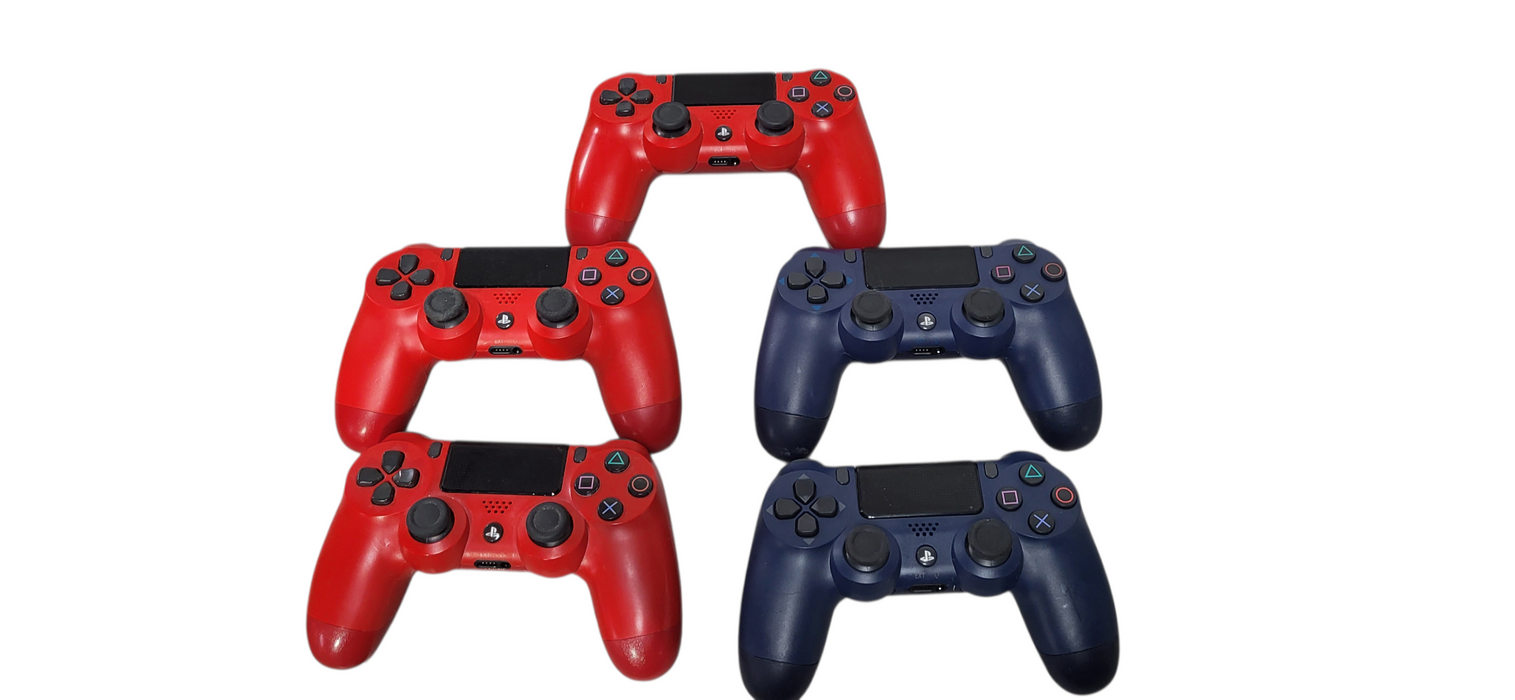 Lot of 5x Sony PlayStation 4 DualShock Wireless Controllers CUH - ZCT2E