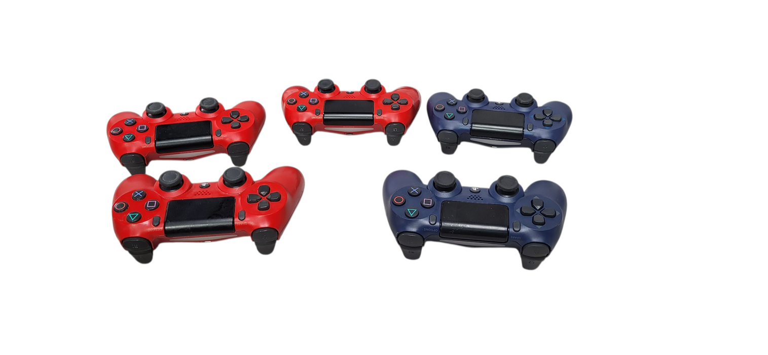 Lot of 5x Sony PlayStation 4 DualShock Wireless Controllers CUH - ZCT2E