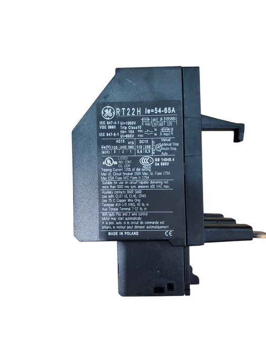 General Electric RT22H Overload Relay *READ*