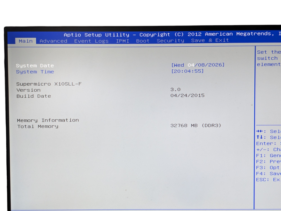 Supermicro CSE-836 X10SLL-F Intel Xeon E3-1231 v3 32GB RAM