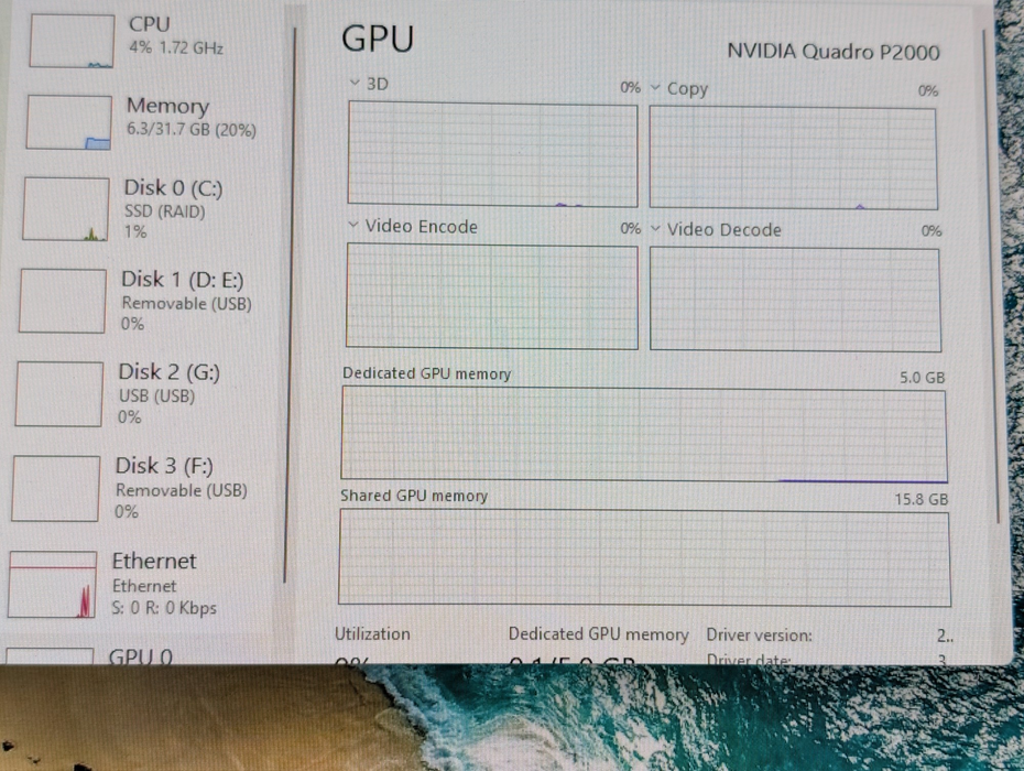 DELL Precision 7820 Intel Xeon GOLD 6138T 32GB RAM 256GB SSD Please READ