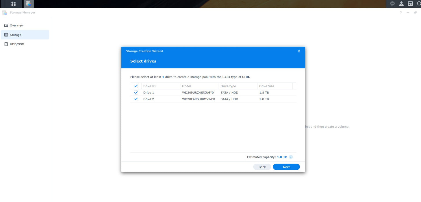 ioSafe 218 NAS Storage System Server Fireproof Waterproof- 2x 2TB HDD - Synology