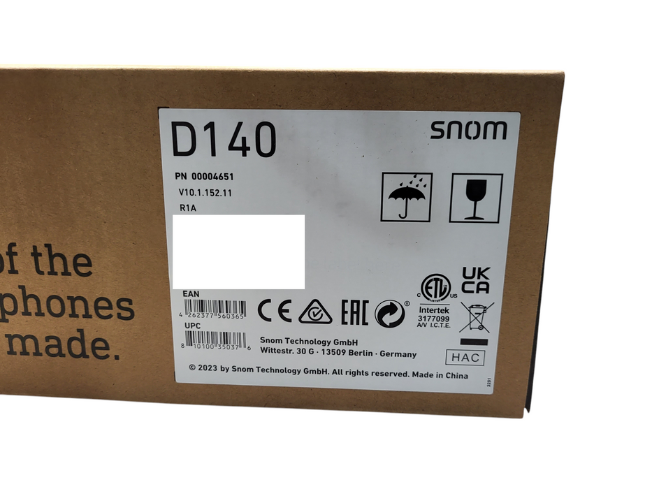 Snom D140 VoIP-Telefon mit Farbdisplay Brand new