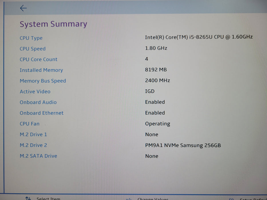 Lenovo ThinkCentre M90n-1, i5-8365U 1.60GHz, 8GB DDR4, 256GB NVMe, PWR