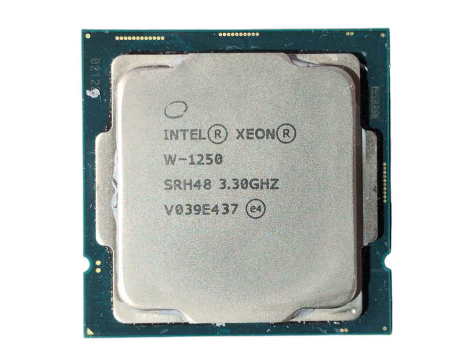 Intel Xeon W-1250 SRH48 3.30GHz 6-Core 12MB FCLGA1200 CPU Processor