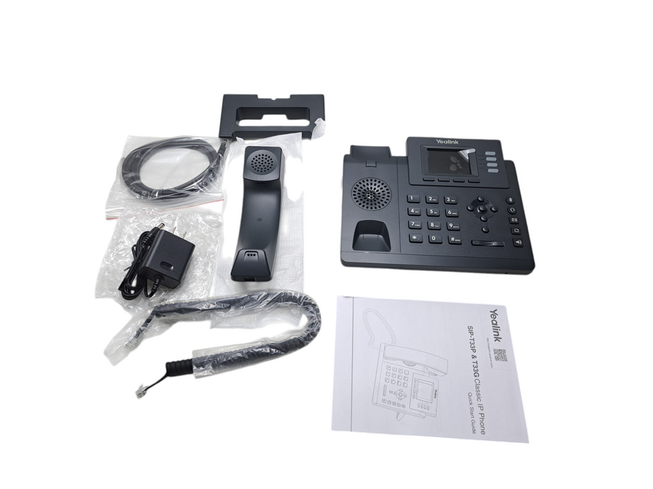 Yealink SIP-T33G IP Phone Gigabit 4-Line VoIP (Open Box) 1301046