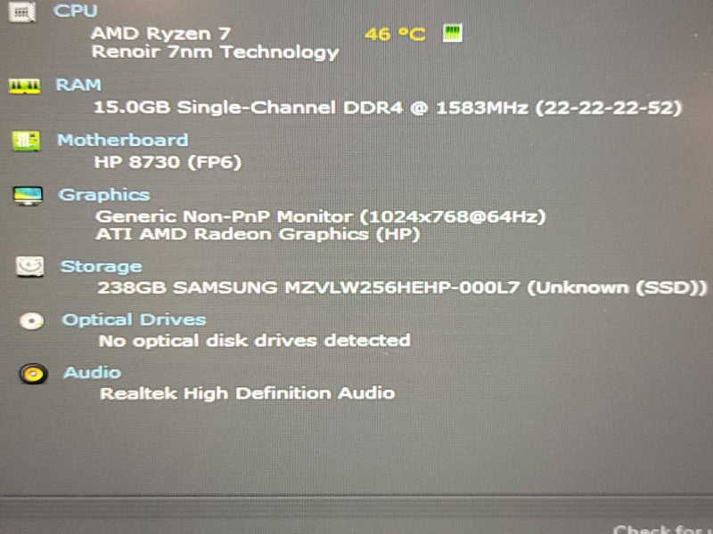 HP ProBook 455 G7| Ryzen 7| 16GB DDR4| 256GB SSD  Î² Lap200