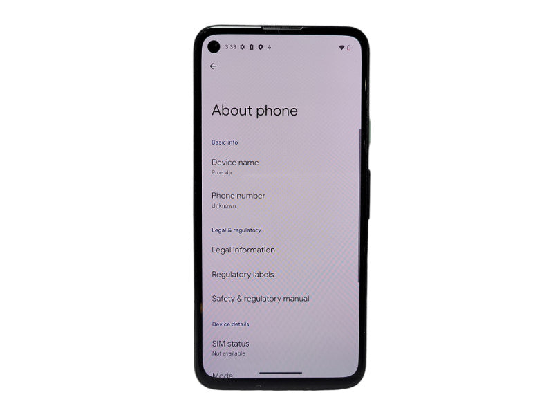 Google Pixel 4a 128GB READ $