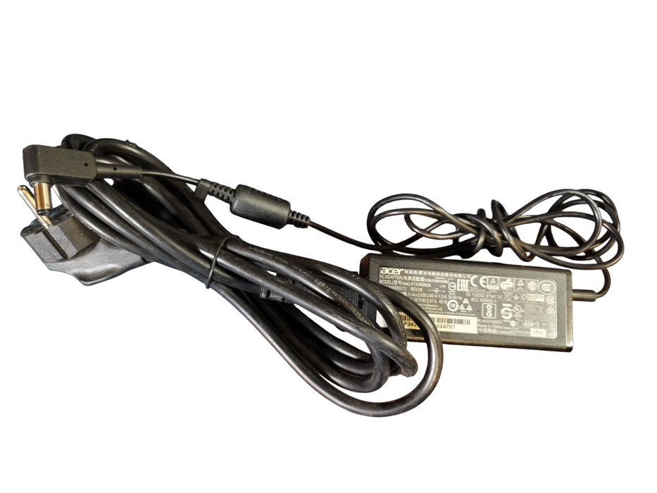 Acer AC Adapter 45W 2.37A w/ Euro Plug