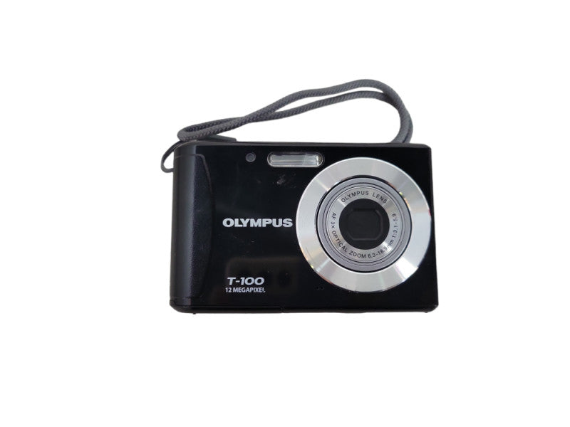 Olympus T-100 Silver 12MP AF 3X Optical Zoom Digital Camera Battery !