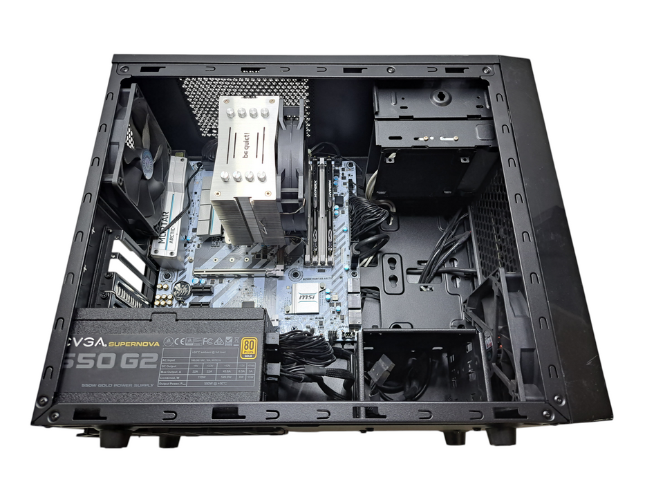MSI B250M MOTAR ARCTIC w/ Intel Core i5-7500, 16GB DDR4, EVGA SUPERNOVA 550 G2
