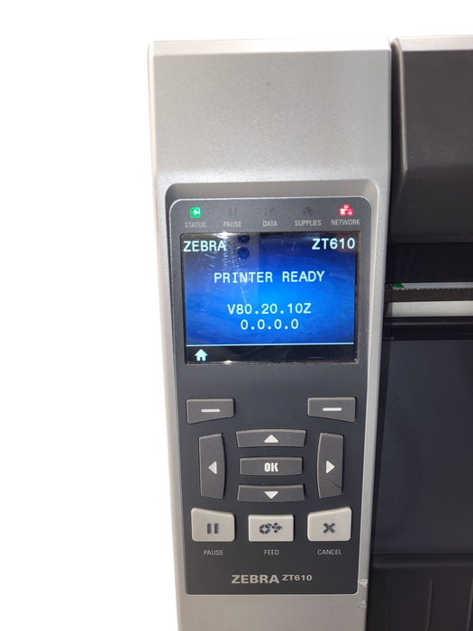 Zebra Zt610 Thermal Barcode Label Printer 300dpi Bluetooth ZT61042-T010100Z
