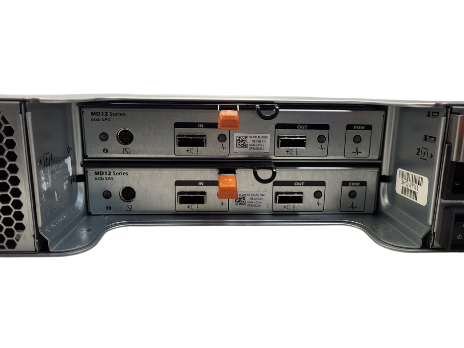 Dell PowerVault MD1200 E03J Storage W/ 2x 600W PSU + 2x MD12 Module