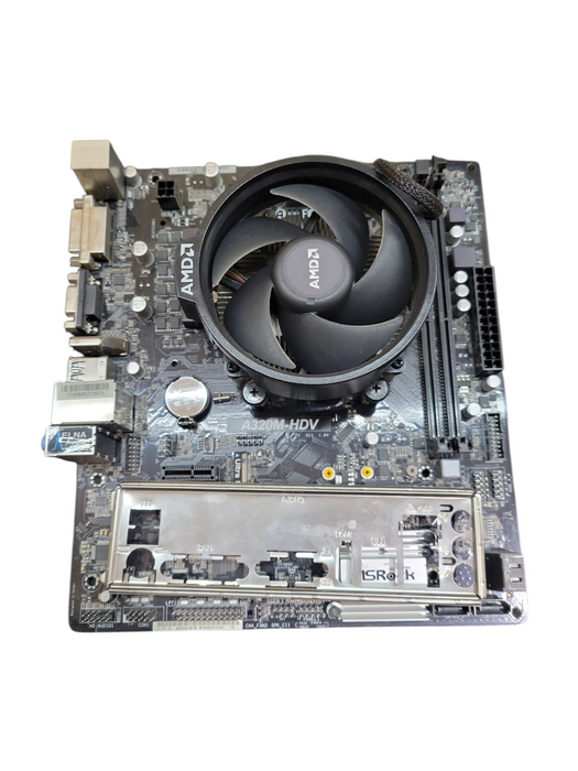 ASROCK A320M-HDV Motherboard AMD Ryzen 3 1200 CPU IO/Shield