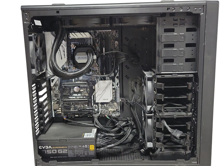 Custom/Asus Tower PC, core I7-7700K 4.20GHz, 8GB DDR4, 240GB SSD, 750W PSU, READ