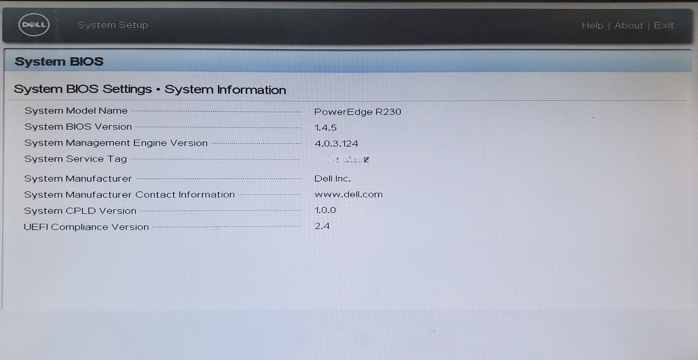 Dell PowerEdge R230 - 1x Xeon E3-1220 v5, 8GB DDR4, H330 - No HDD