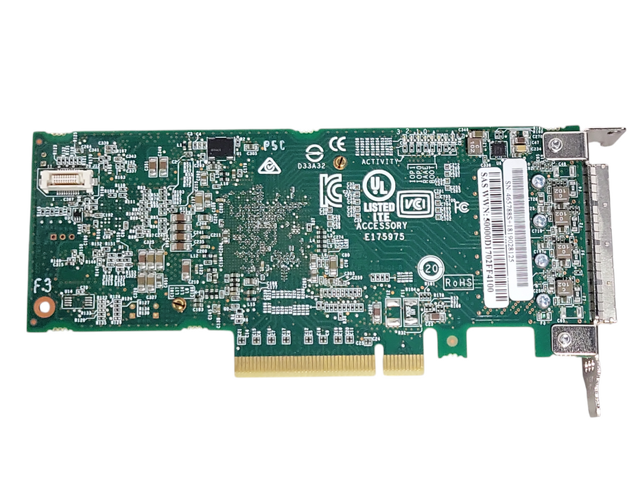 Oracle/Microsemi ASA-80165H 7310615 12Gb/s Quad-Port SAS HBA  Low Profile