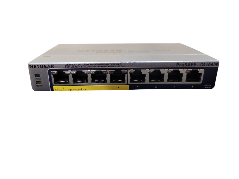 NetGear ProSafe Switch GS108PE