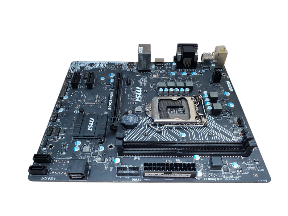 MSI H110M ECO-S01 LGA1151 Motherboard - No I/O Shield *READ*