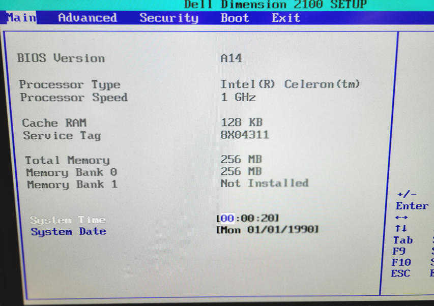Dell Dimension 2100 - Intel Celeron 1GHz 256MB RAM NO HDD 145W PSU